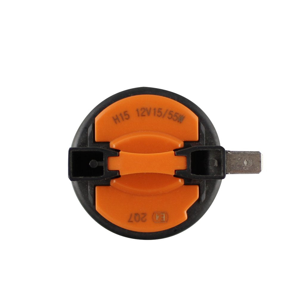 Voltage Automotive Headlight Fog Light Bulb (Pair) - Standard Replacement For High Beam Low Beam Fog Lights (H15 64176)