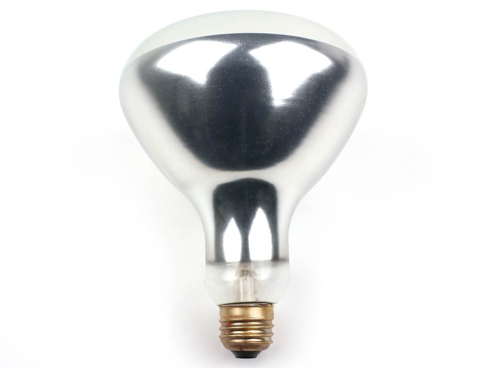 Bulbrite 250W BR40 Heat Lamp, Safety Coated, Warm White, Model 739698714752