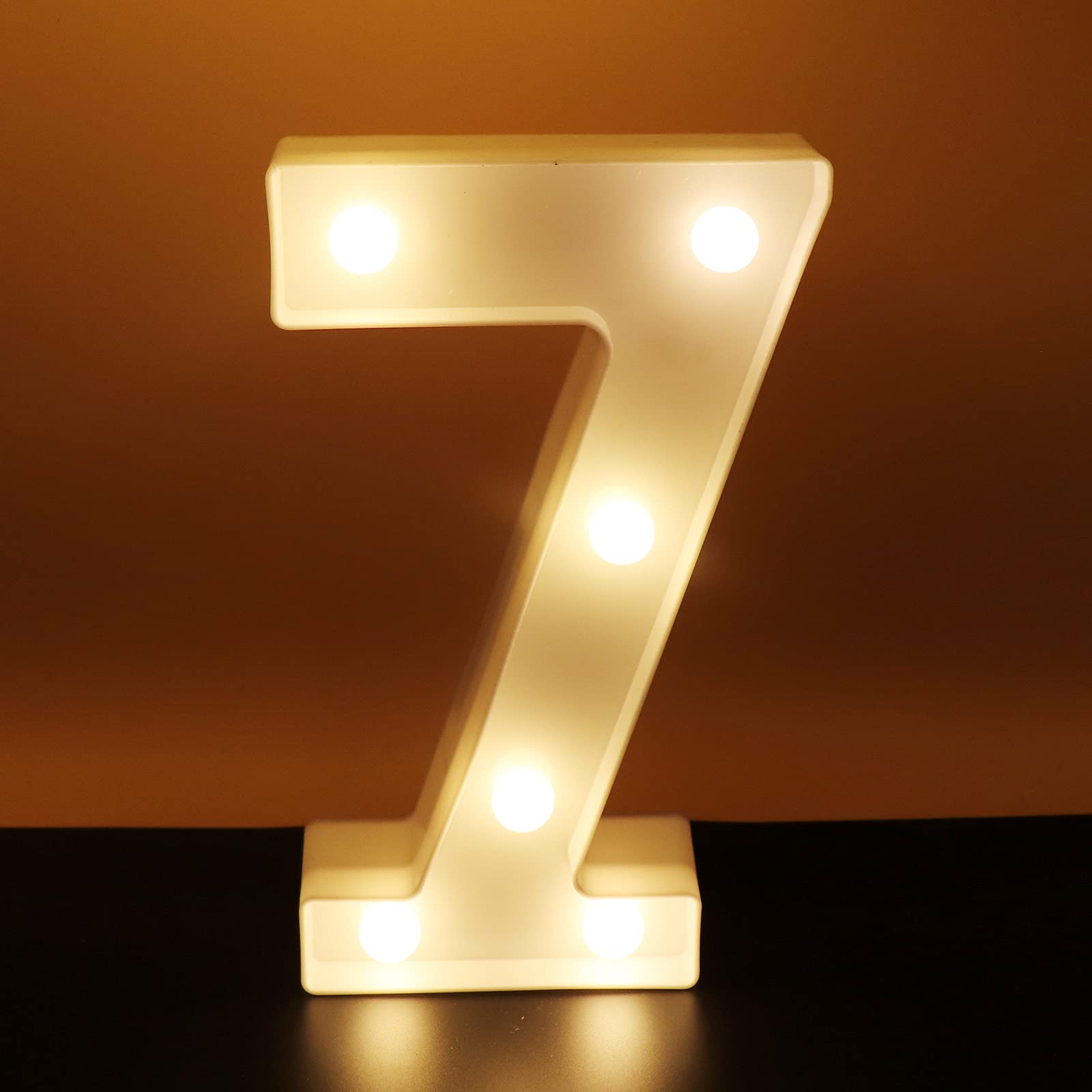 AUSAYE Larger Led Light Up Numbers, Decorative Number Lights Sign for Night Light Wedding D  cor Birthday Party Christmas Home B