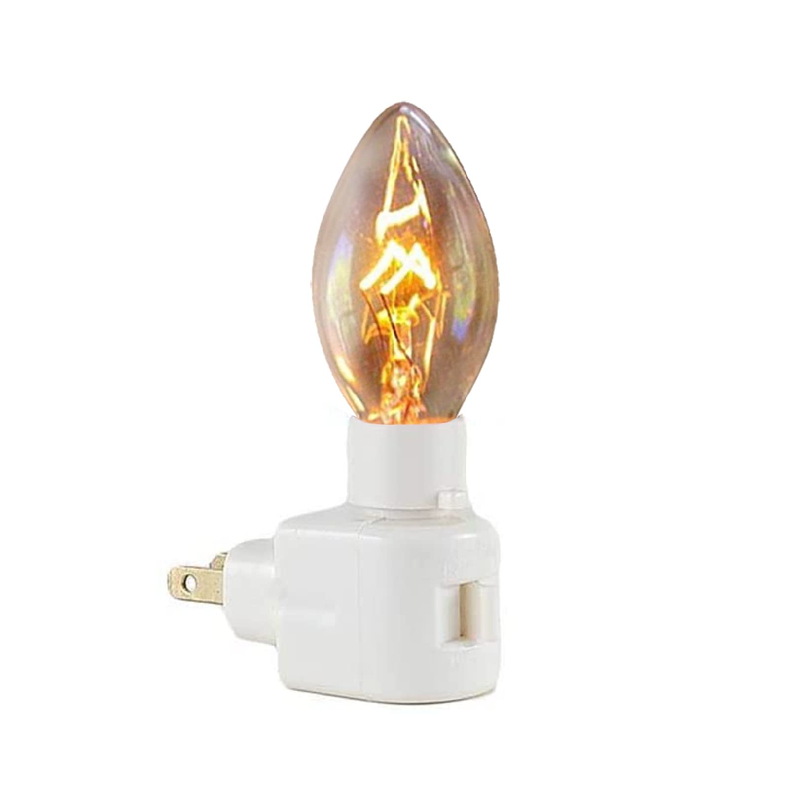 Sunsgne 25 Pack Clear Replacement Bulbs Night Light Bulbs, C7 Clear Christmas Incandescent Light Bulbs For Night Light Salt Lamp