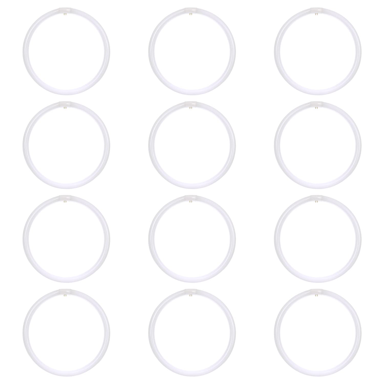 Sunlite 41524 FC16T9/CW T9 Round Fluorescent Circline Lamp, 40 Watts, 2600 Lumens, 4100K Cool White, RoHS Compliant, G10Q 4-Pin