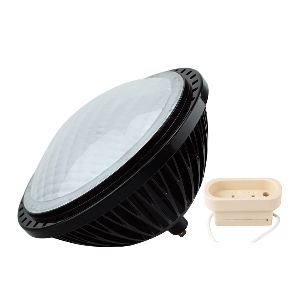 Aiplamp Par64 Led Bulb Dimmable Soft Warm White Spotlight 2700K-3000K 24Beam Angle 120V Mfl Gx16D Base, 80W Replace 500W 1000W H