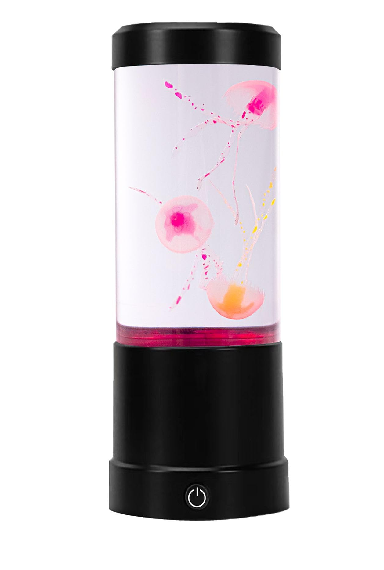 Wireless Express Jellyfish Mood Lamp - LED Lights, Multi-Color Modes, Auto Shut Off, 9 Inch, Black, Model JELLYFISH14