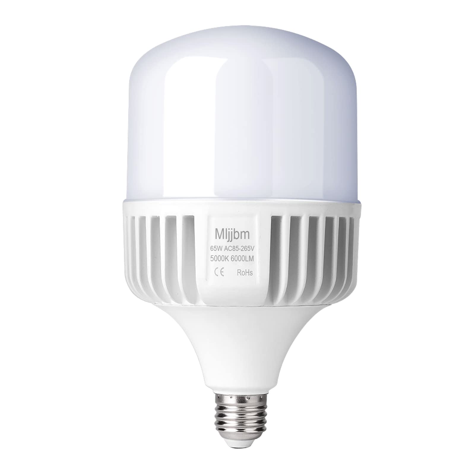 400W-500W Equivalent LED Light Bulb,6000 Lumen 5000K Bright Daylight White Bulbs,High Lumen E26/E27 Medium Base for Outdoor Indo