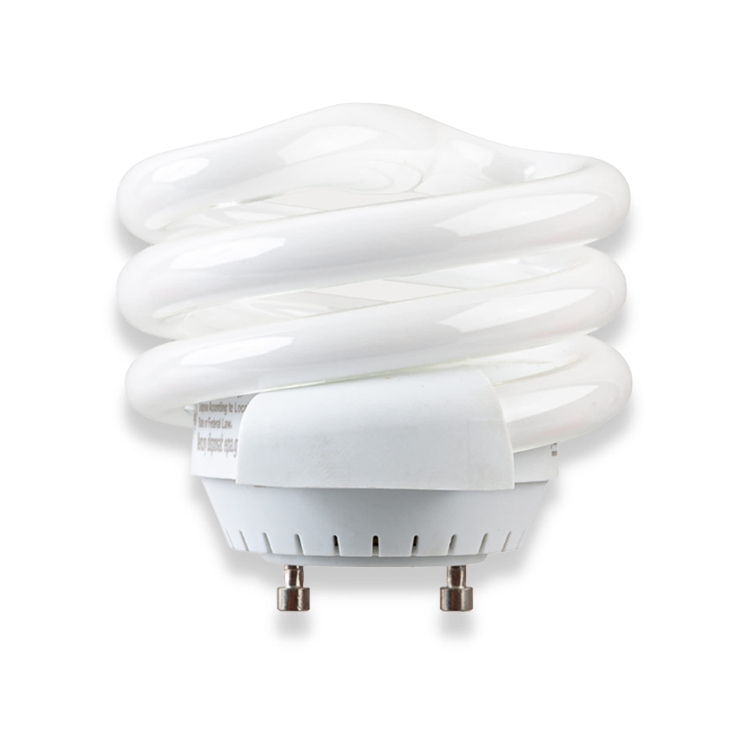 SLEEKLIGHTING 18W T2 Spiral Light Bulbs, Warm White 2700K, GU24 Base, 1170 Lumen, 4 Pack, Compact Fluorescent,