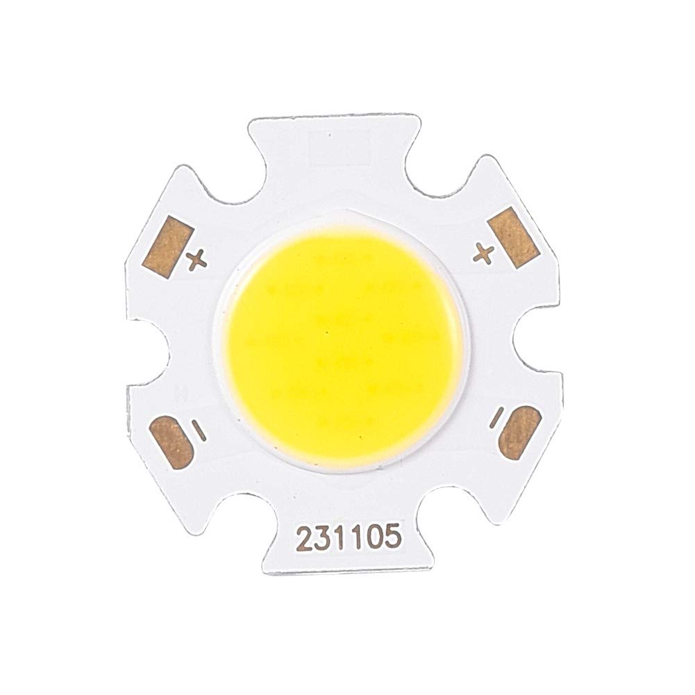 Othmro 1Pc Led Chip Module, 110Lm 5W 15-17V High Power Aluminum Led Lamp Beads, 300Ma 3000K Warm White Super Bright Led Bulb, Su