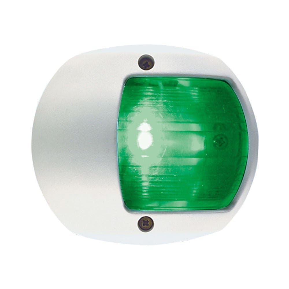 Perko Led Side Light - Green - 12V - Durable White Plastic Housing - Large Size
