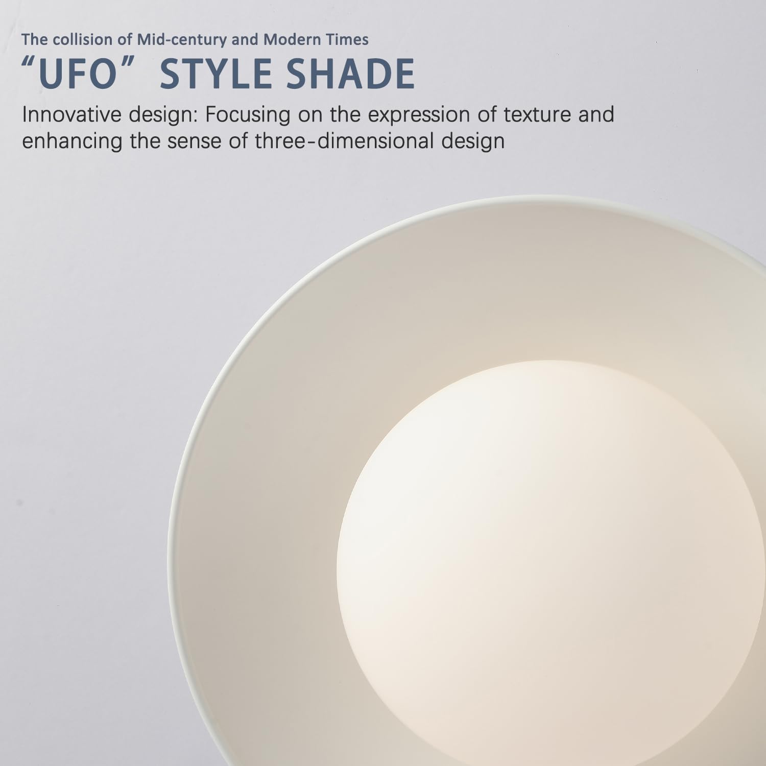 Pirxxiy 15in Soft White Semi Flush Mount Ceiling Light Fixture, Vintage Bowl Lampshade, Metal, Model FM001-SWH-L