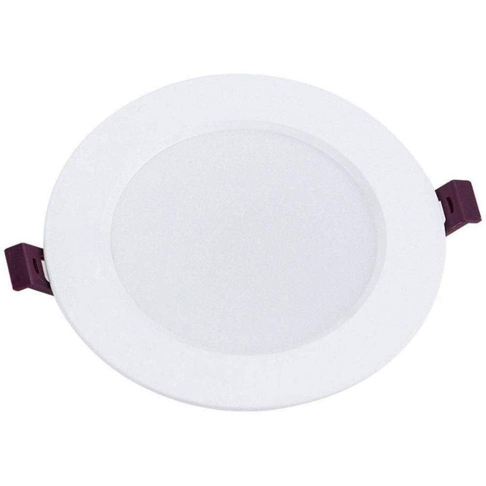 OZZKI Recessed 5W Recessed LED Downlight Kits 6000K 4.7inch Ceiling Lamp Spotlight Toilet/Shower Lighting 95mm Cut Out for Indoo