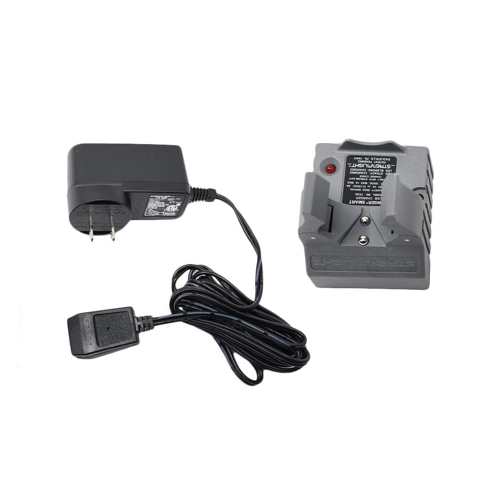 Streamlight Stinger Smart Charger Holder With 100V/120V Ac Wall Adapter Charge Cord - Intended For Use With Stinger Series Flash