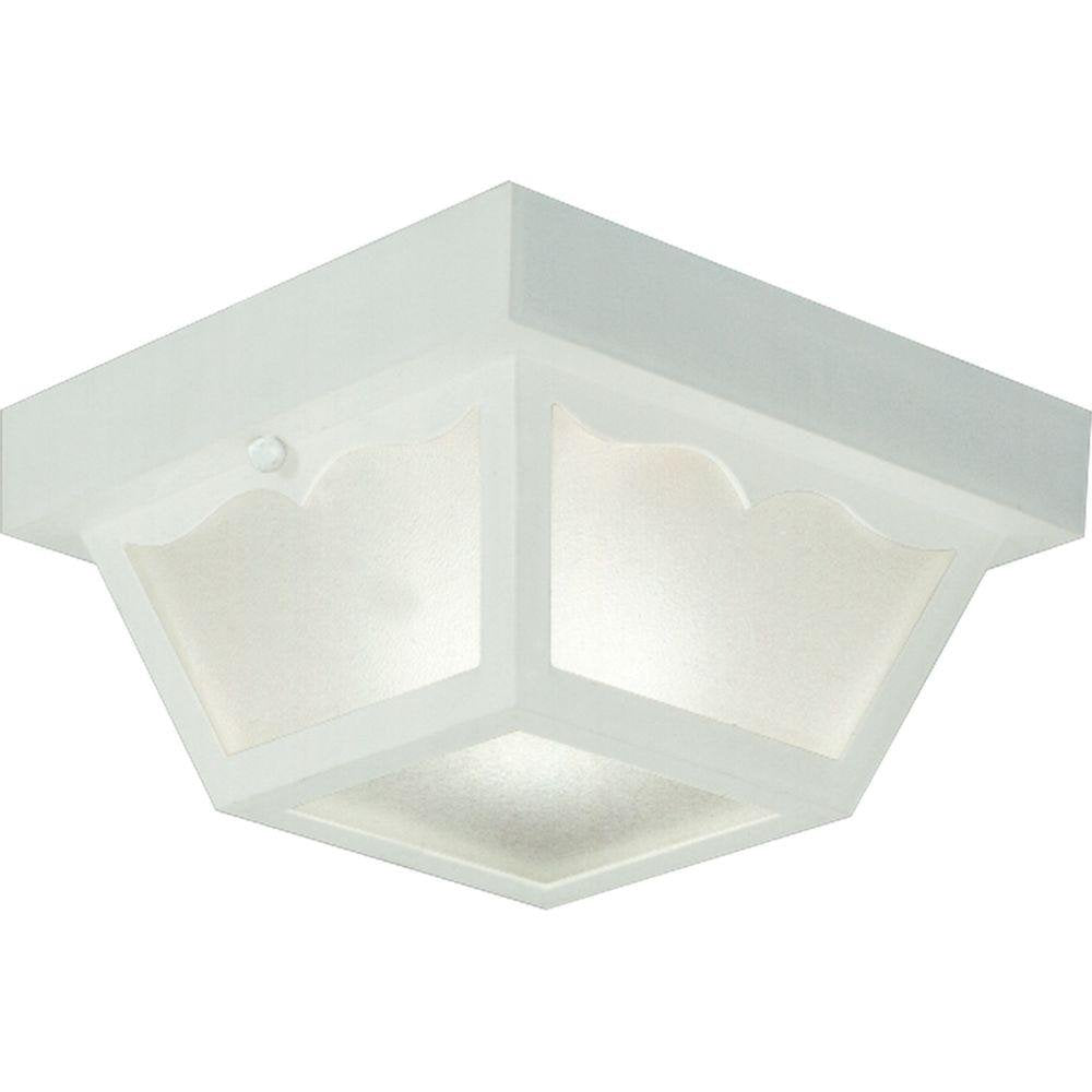 Progress Lighting P5744-30 Transitional Indoor Outdoor Close to Ceiling Flush Mount Light, 8.25-Inch Diameter x 4.75-Inch Height