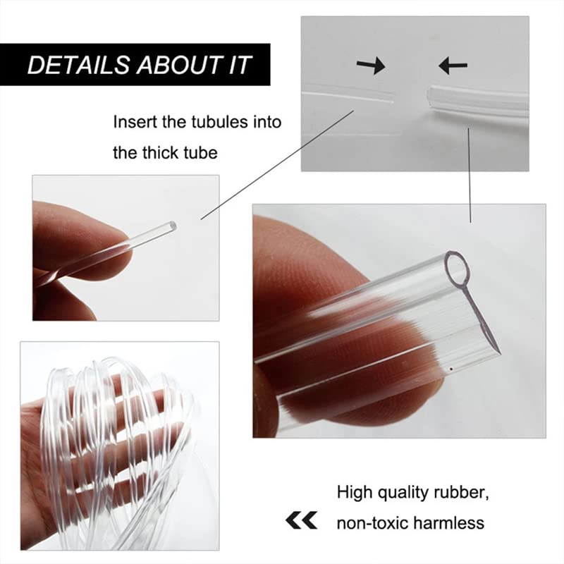 Jushope Fiber Optic For Interior Car Lights, 236 Inches Pmma Light Guide Cable, Car Ambient Lighting Extension Fiber Optic With Skirt