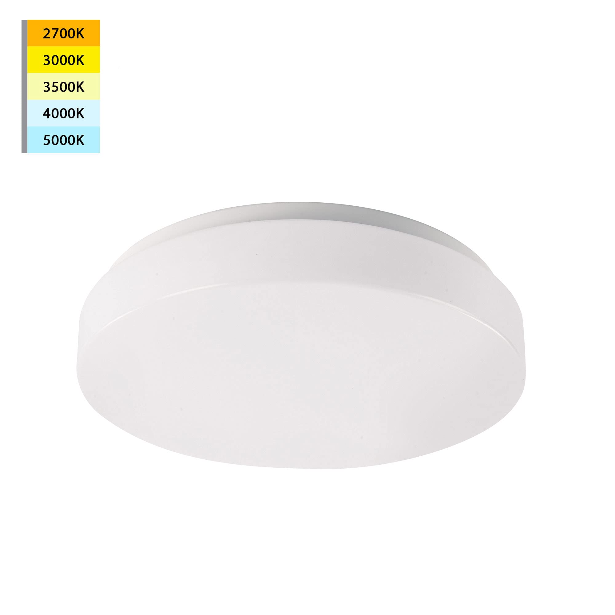 WAC Lighting FM-113-CS-WT 13in LED Flush Mount Energy Star 5-CCT Selectable White