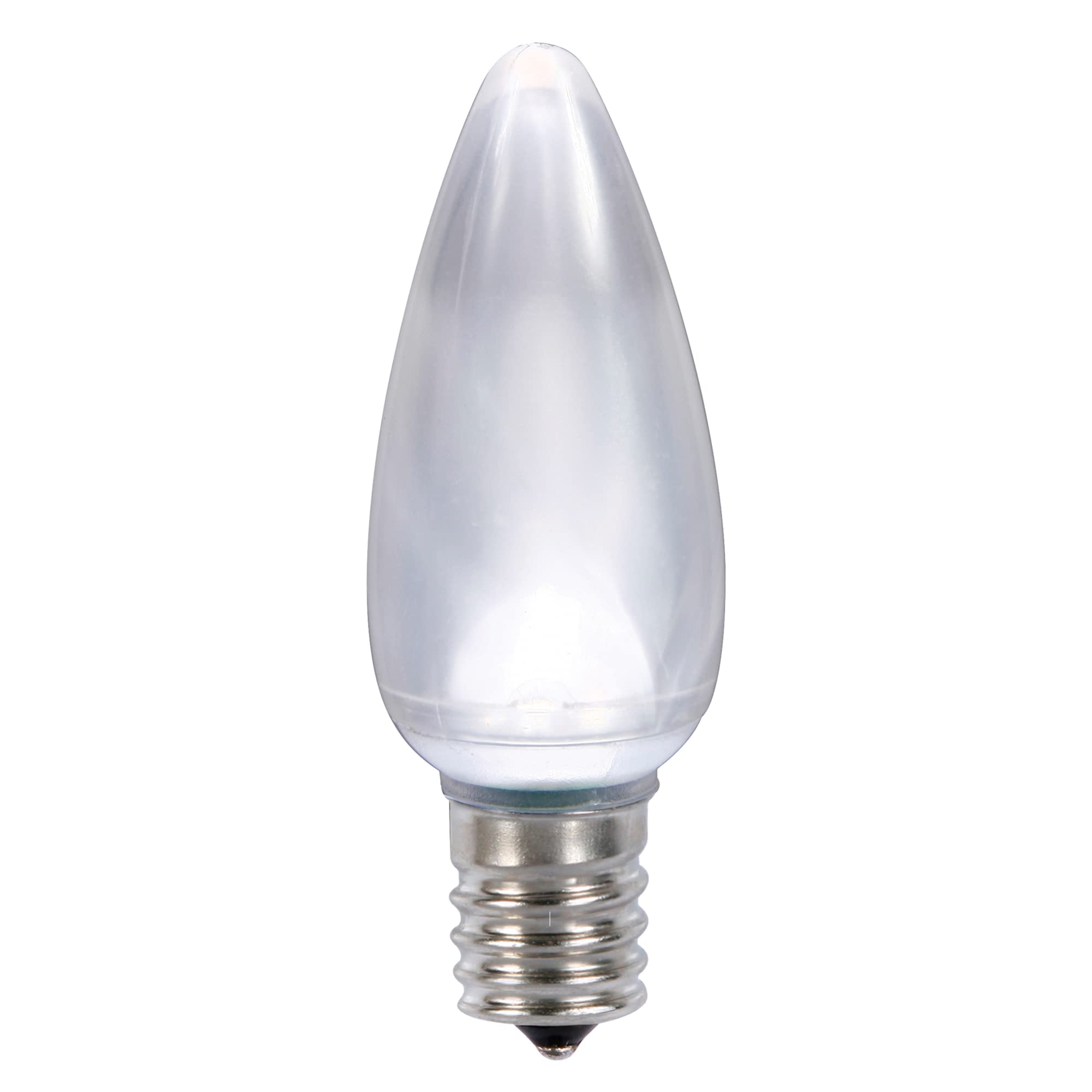 Vickerman C9 Ceramic LED Bulb, Cool White, 25 Pack, Plastic, Model XLEDSC95-25