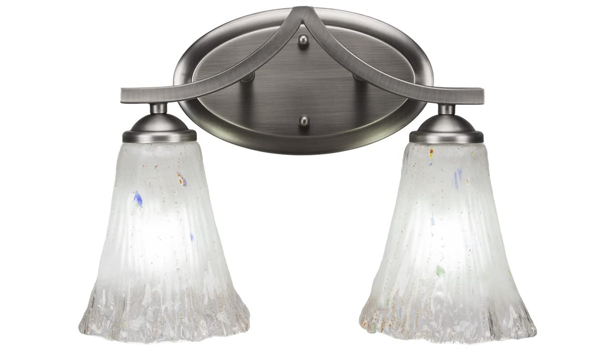 Zilo 2 Light Bath Bar In Graphite (552-Gp-721)