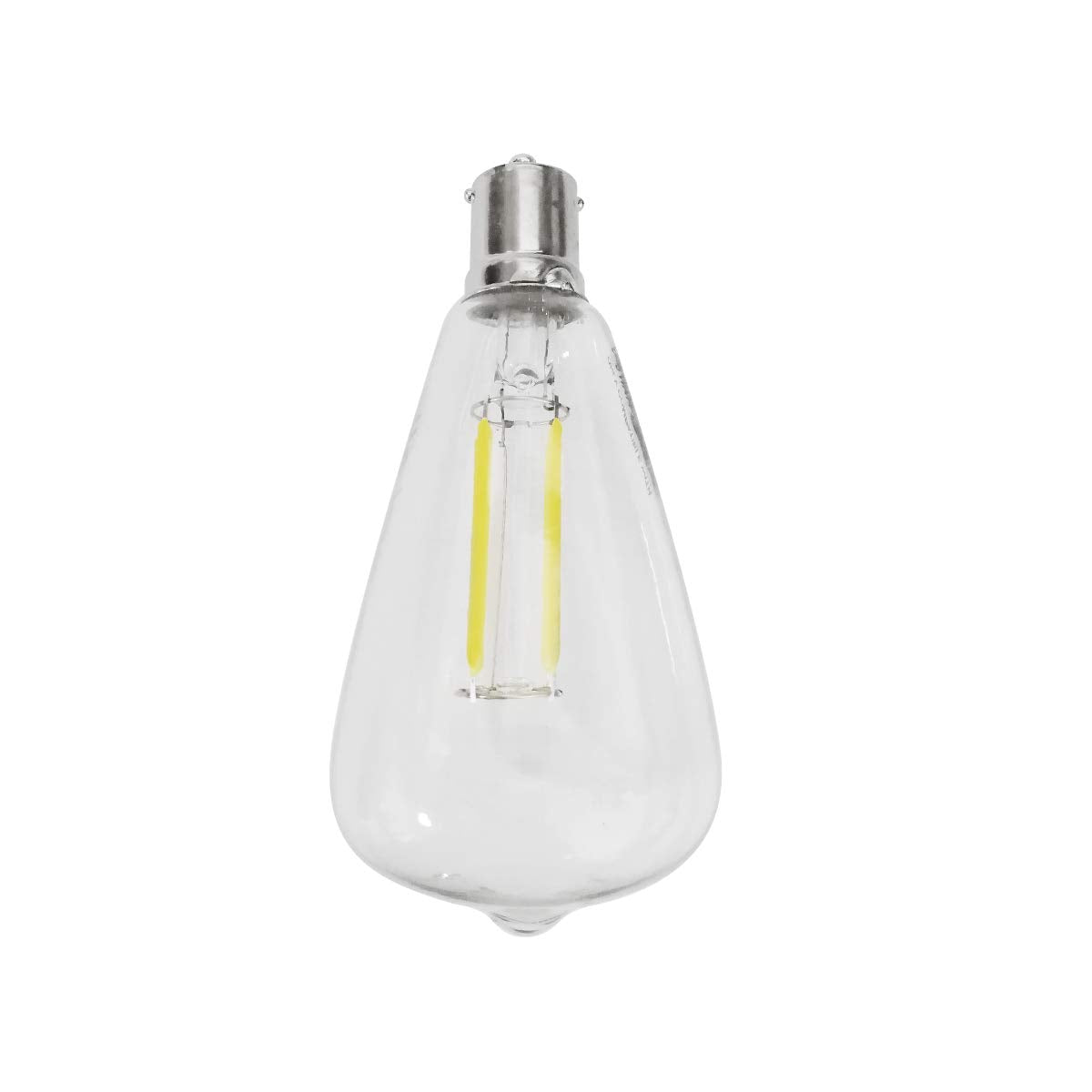 Dream Lighting LED Edison Bulb 3W, 150 Lumens, Pure White 4000K, Vintage Globe Light, Pack of 2