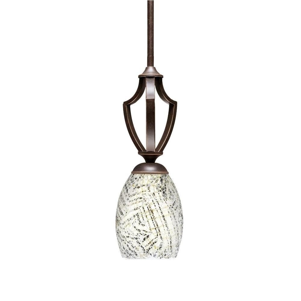 Zilo 1 Light Mini Pendant in Dark Granite (561-DG-5054)
