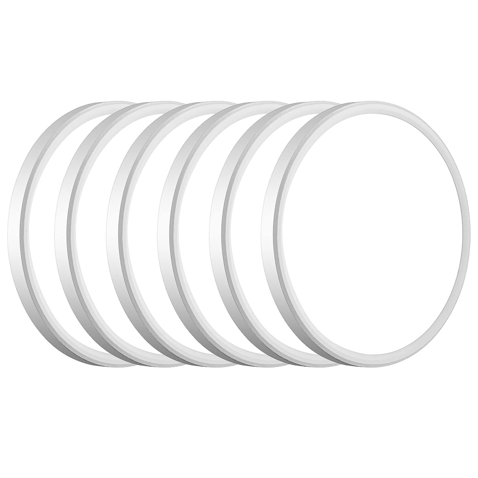 Wkoncldy 6-Pack Led Flush Mount Ceiling Light, 3200Lm, 12 Inch, 5000K Daylight, Slim Design, White, Perfect For Home And Office