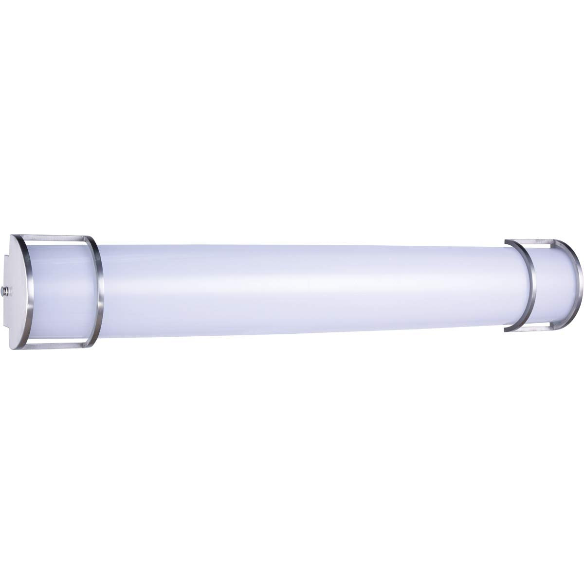 LED Vanity L:36 W:5.9 H:4.3 26W 2150LM 3000K frosted white & Nickel Finish Acrylic Lens