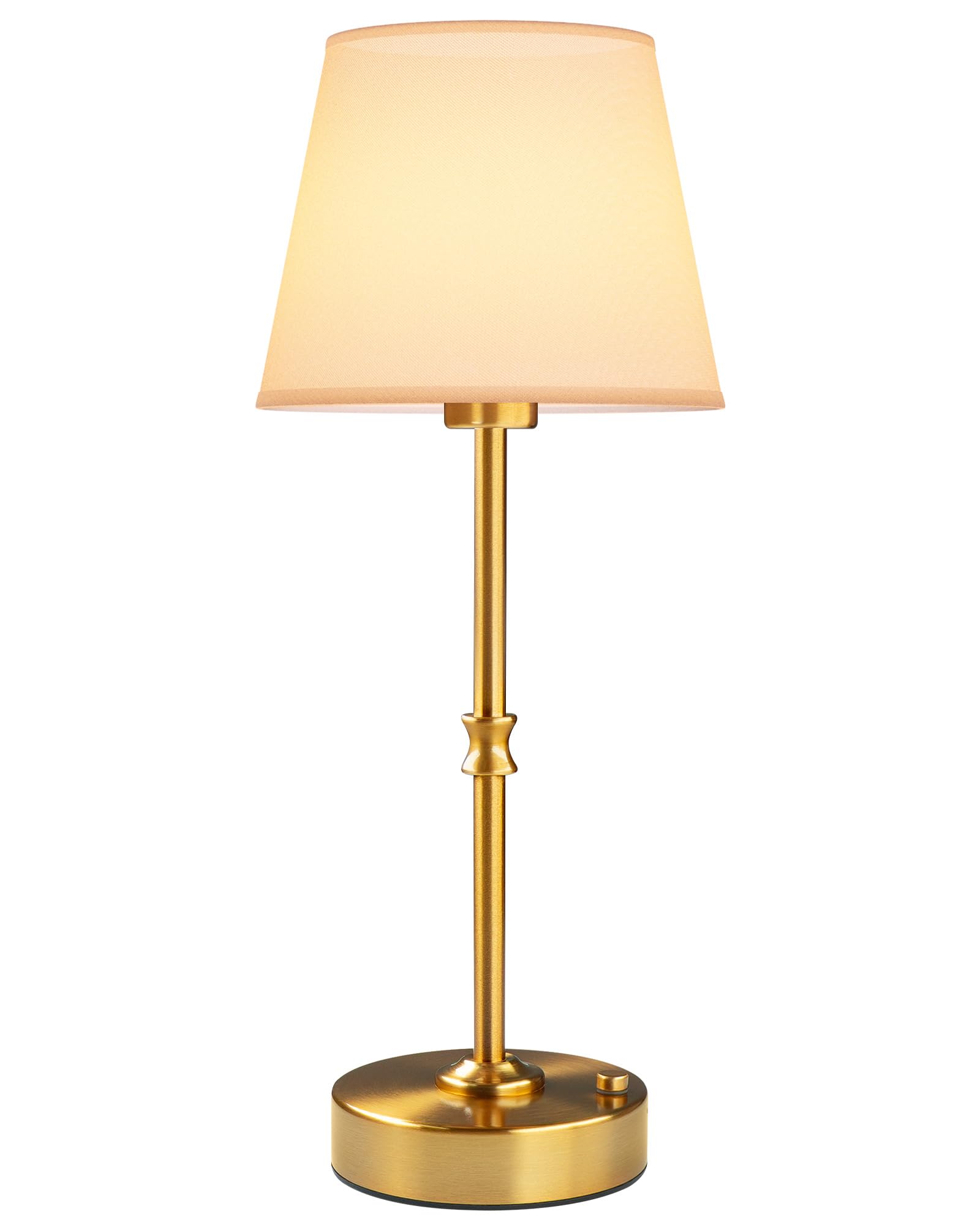 EppieBasic Cordless Table Lamp Rechargeable: Fast Charging & Long Lasting - 2700K Warm Light Vintage Gold Lamps for Women Housew