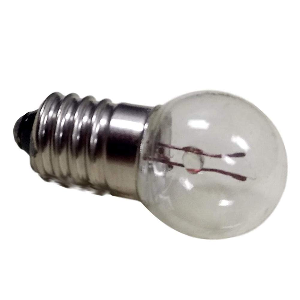 GutReise E10 Warm White Bulb Light 50pcs Miniature Screw Base 2.5V 0.3A Copper