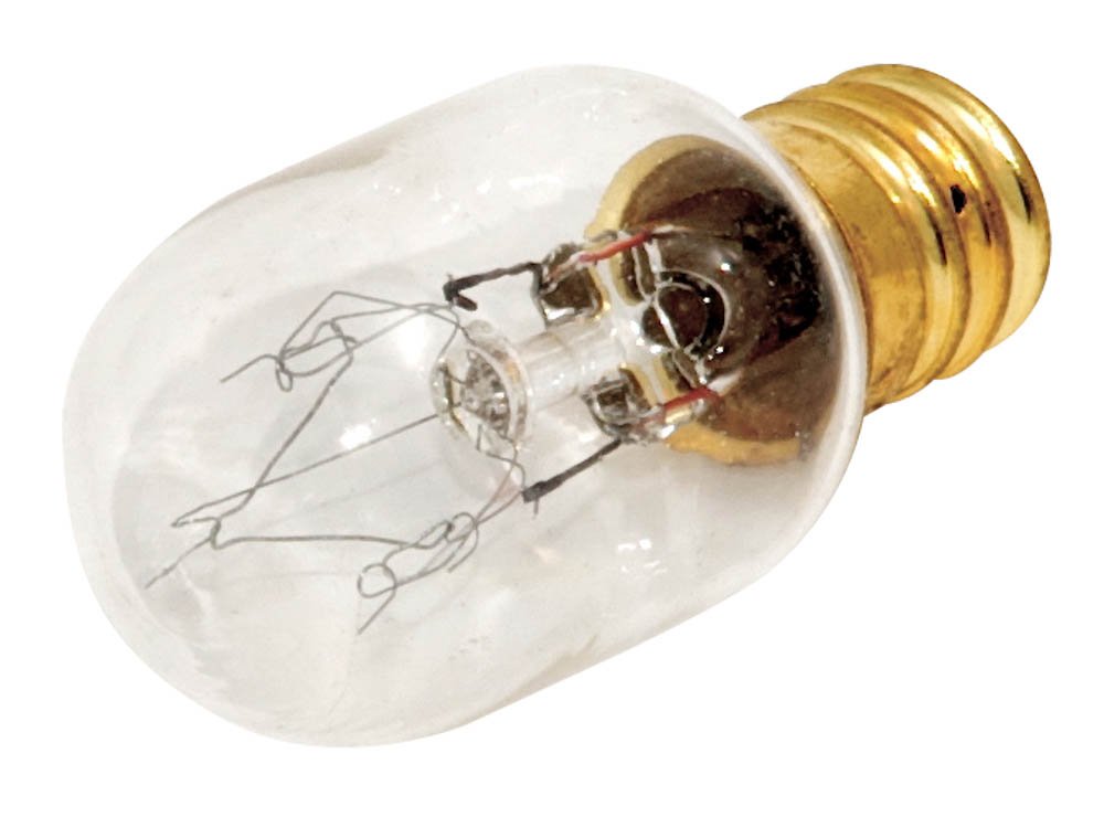 Bulbrite 706115 15T7 15W Incandescent Amusement & Appliance T7 Bulb with Candelabra Base, Clear