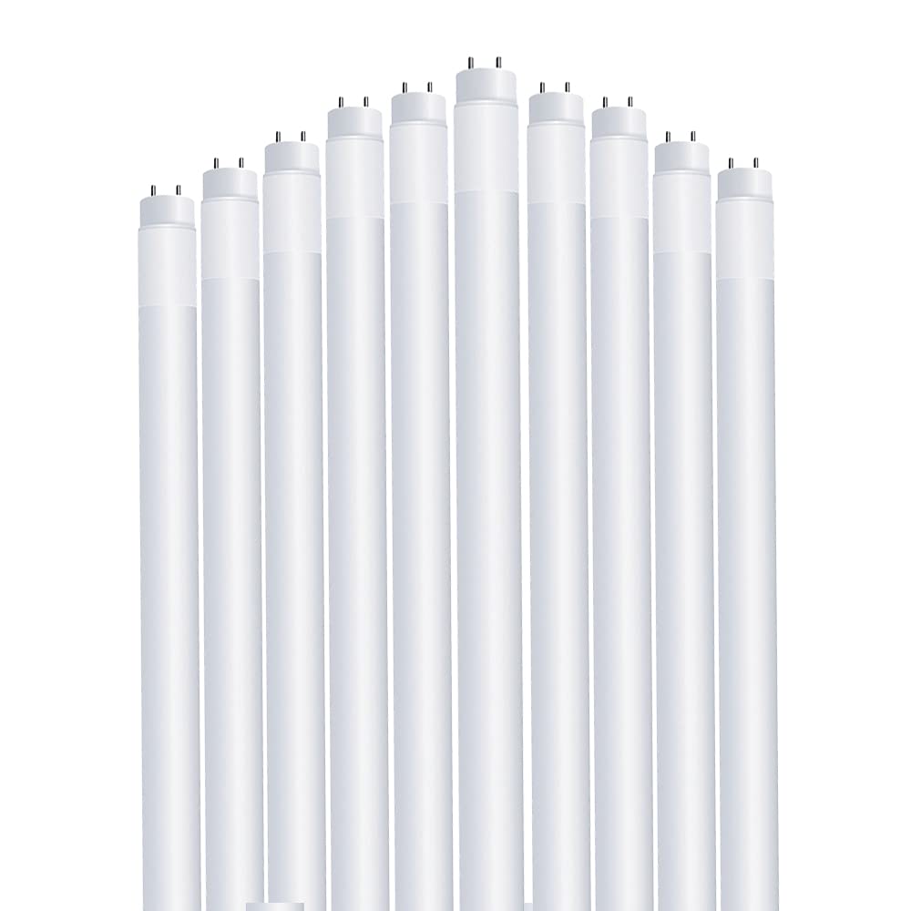 Feit Electric T1248/830/Ledg2/2/5 4 Ft. 40W Equivalent T12 Direct Replacement Warm White Linear Led Light Bulbs, 10-Pack