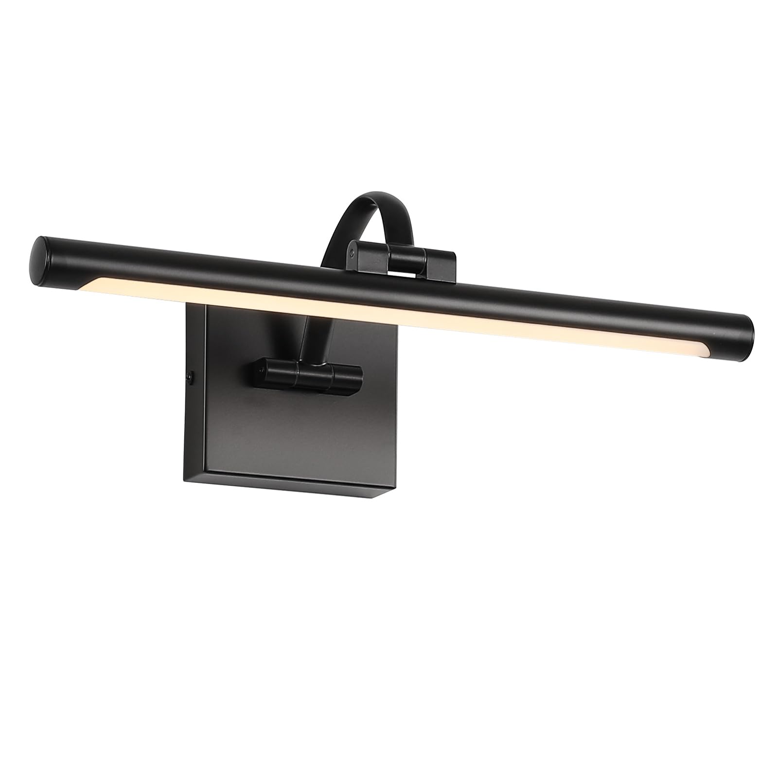 DESOOP Black Picture Lights for Wall Dimmable Art Lights for Discomforttings Hard-Wired LED Discomfortting Light Gallery Light for Portrait  Artwork  Frame 15.75 Inch 7W Warm White
