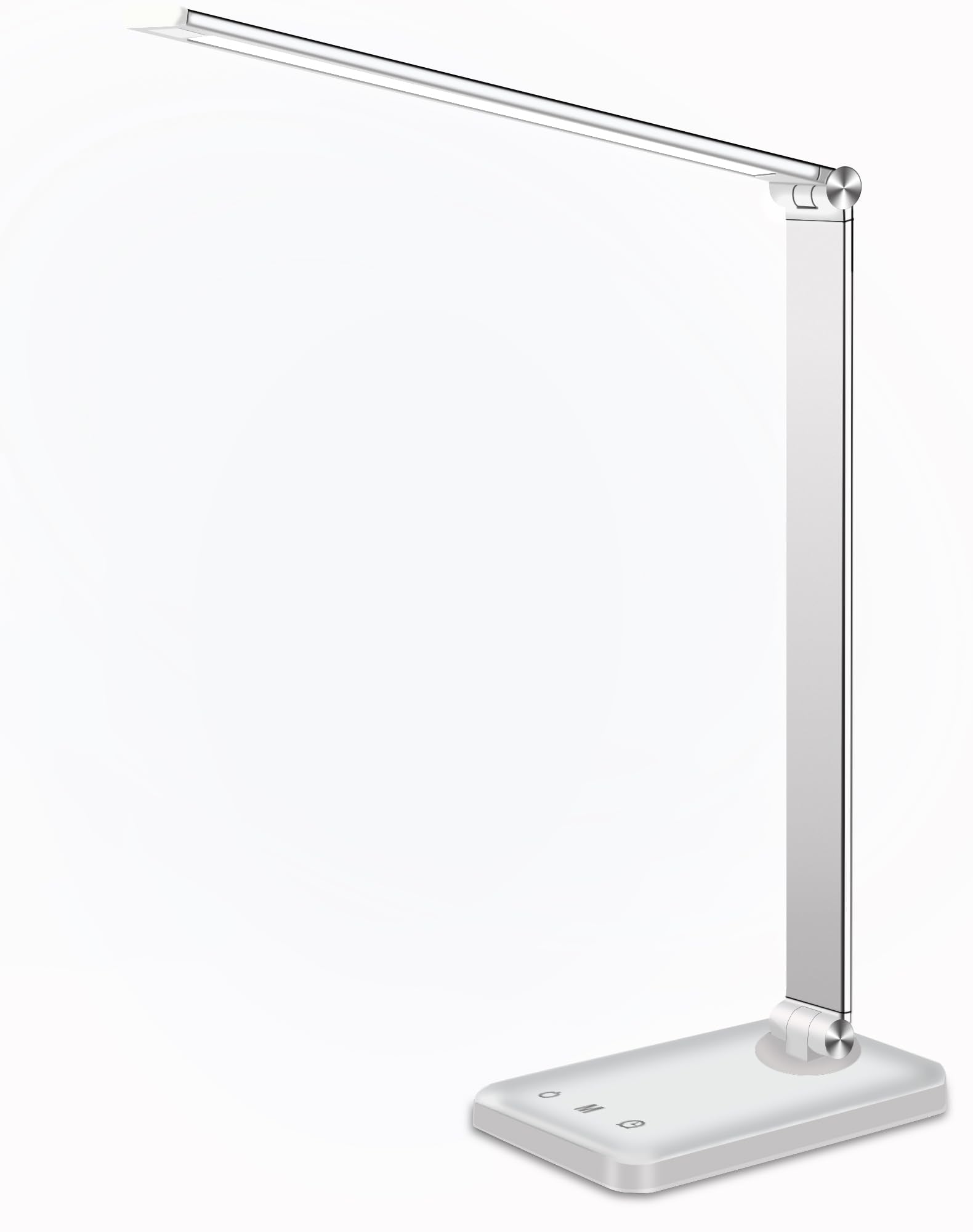 AFROG Multifunctional LED Desk Lamp with USB Charging Port, 5 Lighting Modes,5 Brightness Levels, Sensitive Control, 30/60 min A