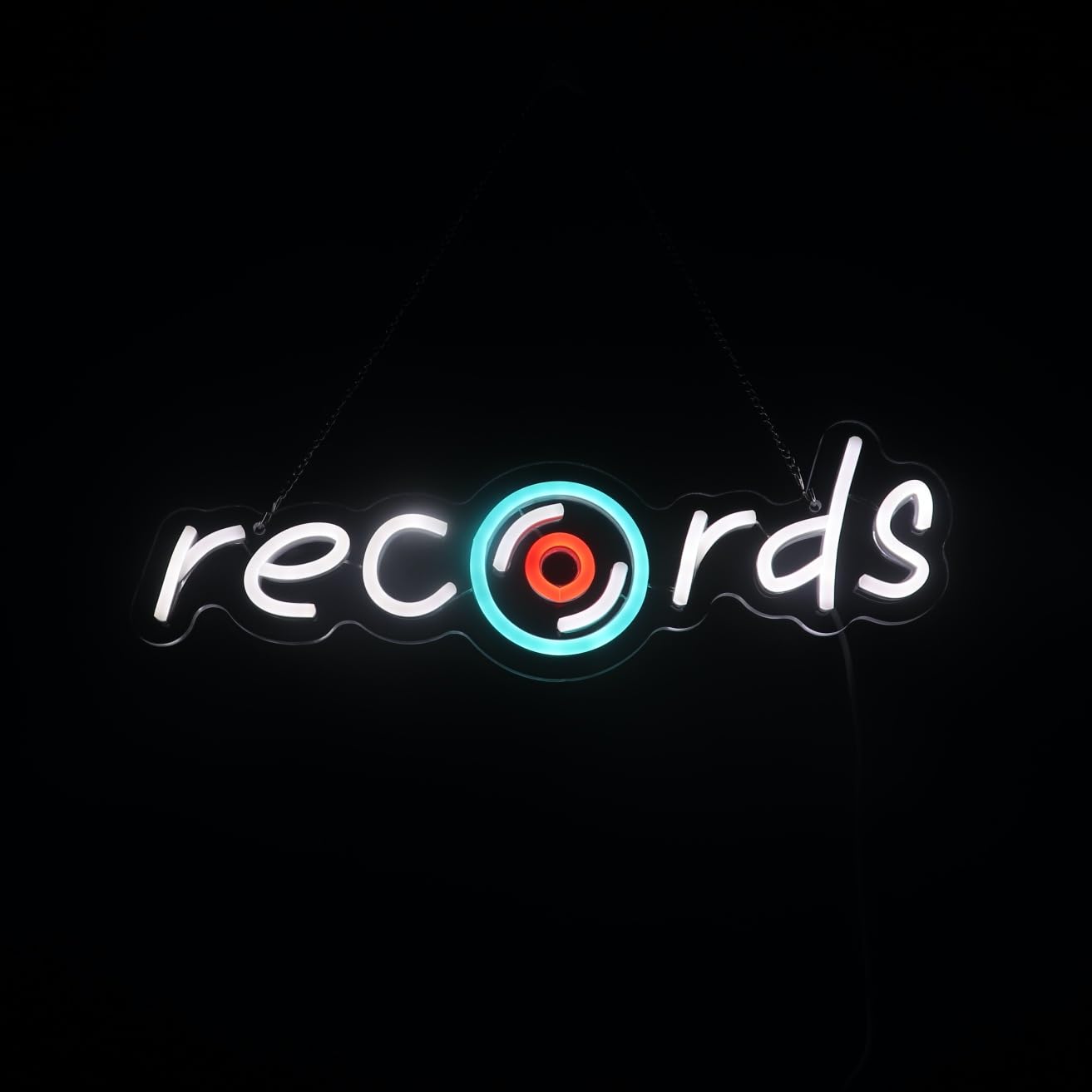 Records Led Sign  Recorder Neon Light  Disc Player Neon Sign  Recording Led Light  Music Show Studio Room Wall Decor  Vinyl Disc Neon Light Bedroom Game Room Wall Art Christmas Birthday Gift