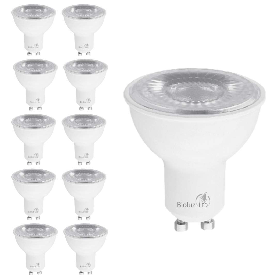 Bioluz Led Mr16 Led Light Bulb, 50 Watt Equivalent, Energy Efficient 7W, Gu10 Base, Soft White 3000K, Dimmable, 25,000 Hour Life