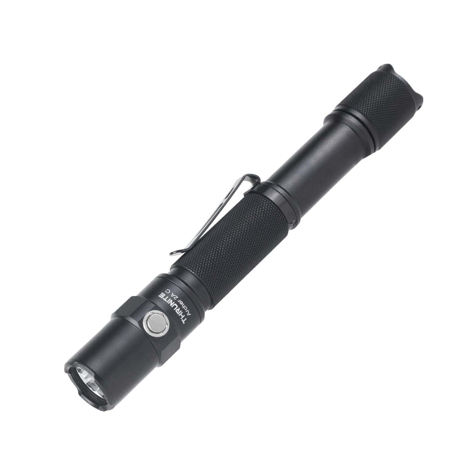 ThruNite Archer 2A C LED Rechargeable Flashlight, High 1000 Lumens AA Flashlight with Lanyard, IPX8 Waterproof Dual Switch Small Outdoor Light for Hiking, Camping, Everyday Use, EDC - CW