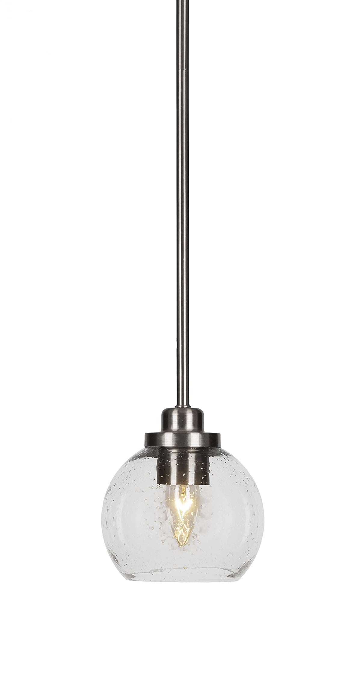 Odyssey 1 Light Mini Pendant in Brushed Nickel (2601-BN-4100)