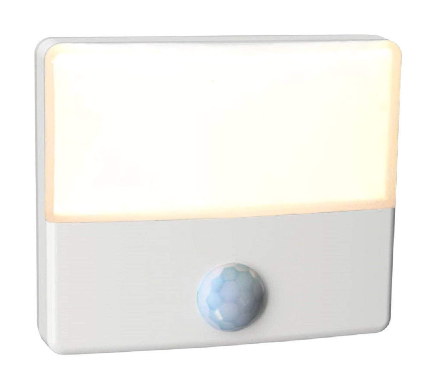 Westek LED Motion Sensor Night Light, Indoor Plug-in, Dusk/Dawn, 2 Lumens, Energy Efficient, Ultra-Slim, White, Model NL-SNTI
