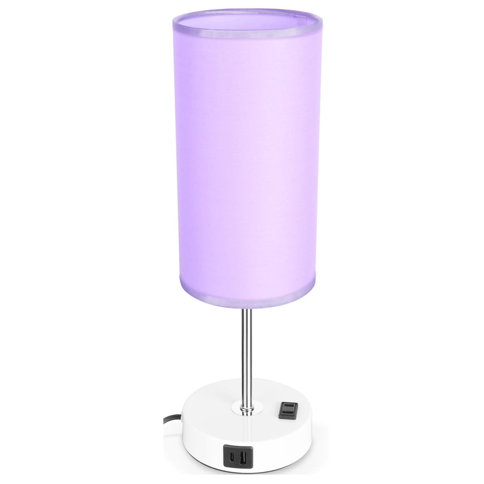 Gugsey Bedside Table Lamp with USB Port - Touch Desk Lamp for Bedroom, 3 Way Dimmable Small Nightstand Lamp for Living Room, Bed