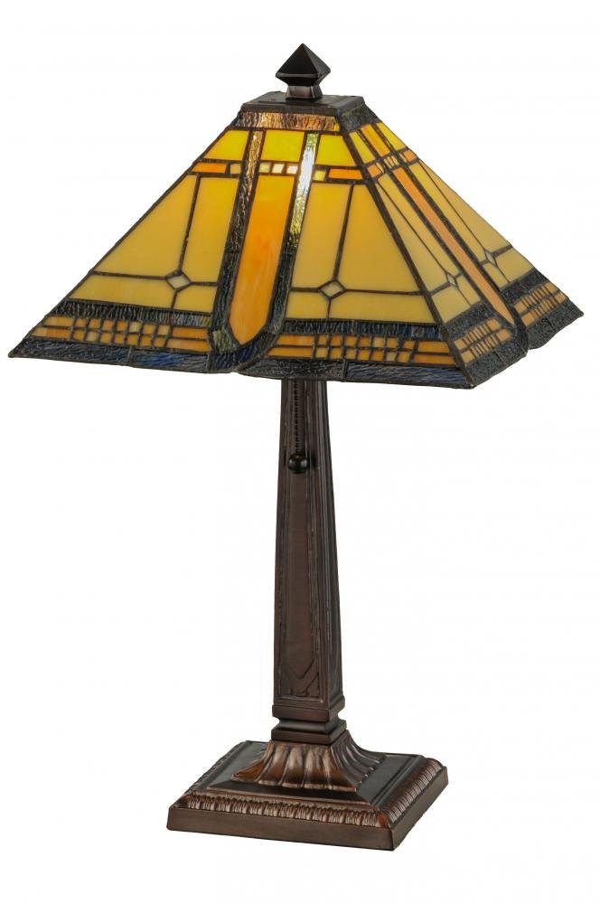 Meyda Tiffany Lighting Fixture, 21in Height, Metal, Mahogany Bronze Finish, Model 147482