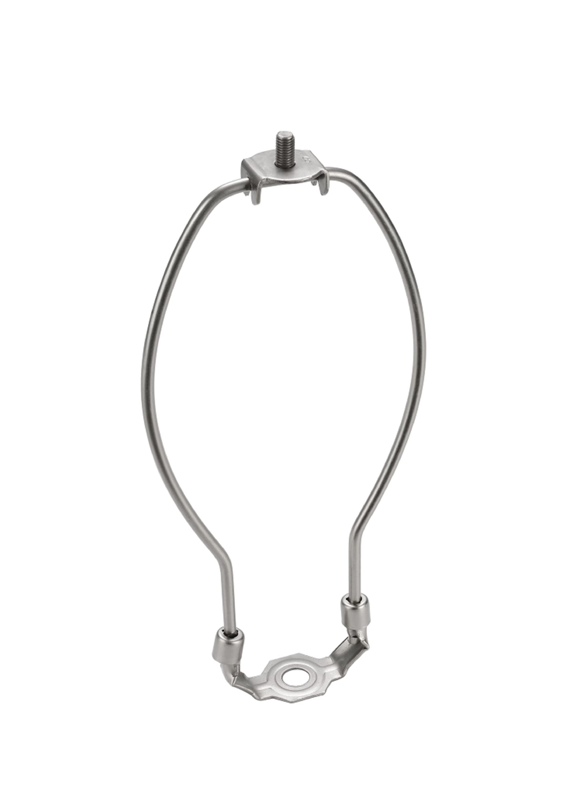 Aspen Creative 20005-2 7 Saddle, 7 Lamp Harp, Satin Nickel