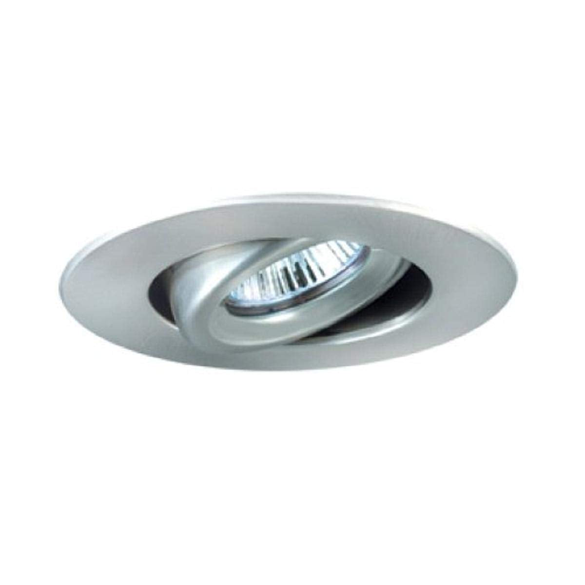 Jesco Lighting TM208CH 2-Inch Aperture Line Voltage Trim Recessed Light, Adjustable Gimbal Ring, Chrome Finish