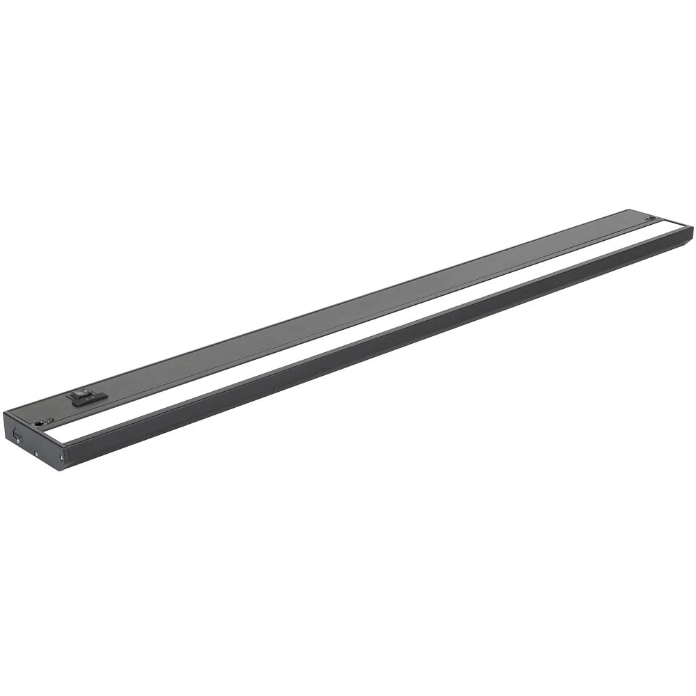 NSL LED Under Cabinet Lighting Dimmable 32 Inch Black Aluminum, 3 Color Temperatures (2700K, 3000K, 4000K), Model LTSPRO-32