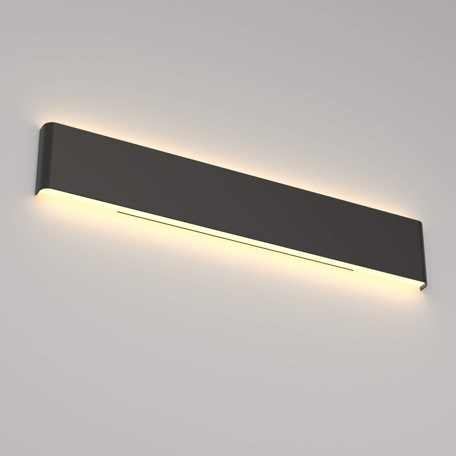 Ralbay 30W Bathroom Light Fixture, 32.67 inch, IP44 Waterproof, Warm White 3000K, Black, Model A065-83cm-Heike