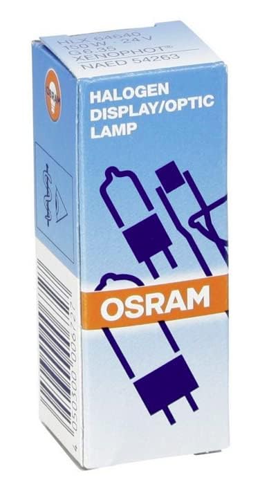 OSRAM FCS 64640 Halogen Light Bulb 150W 24V, Copper, 1 Count