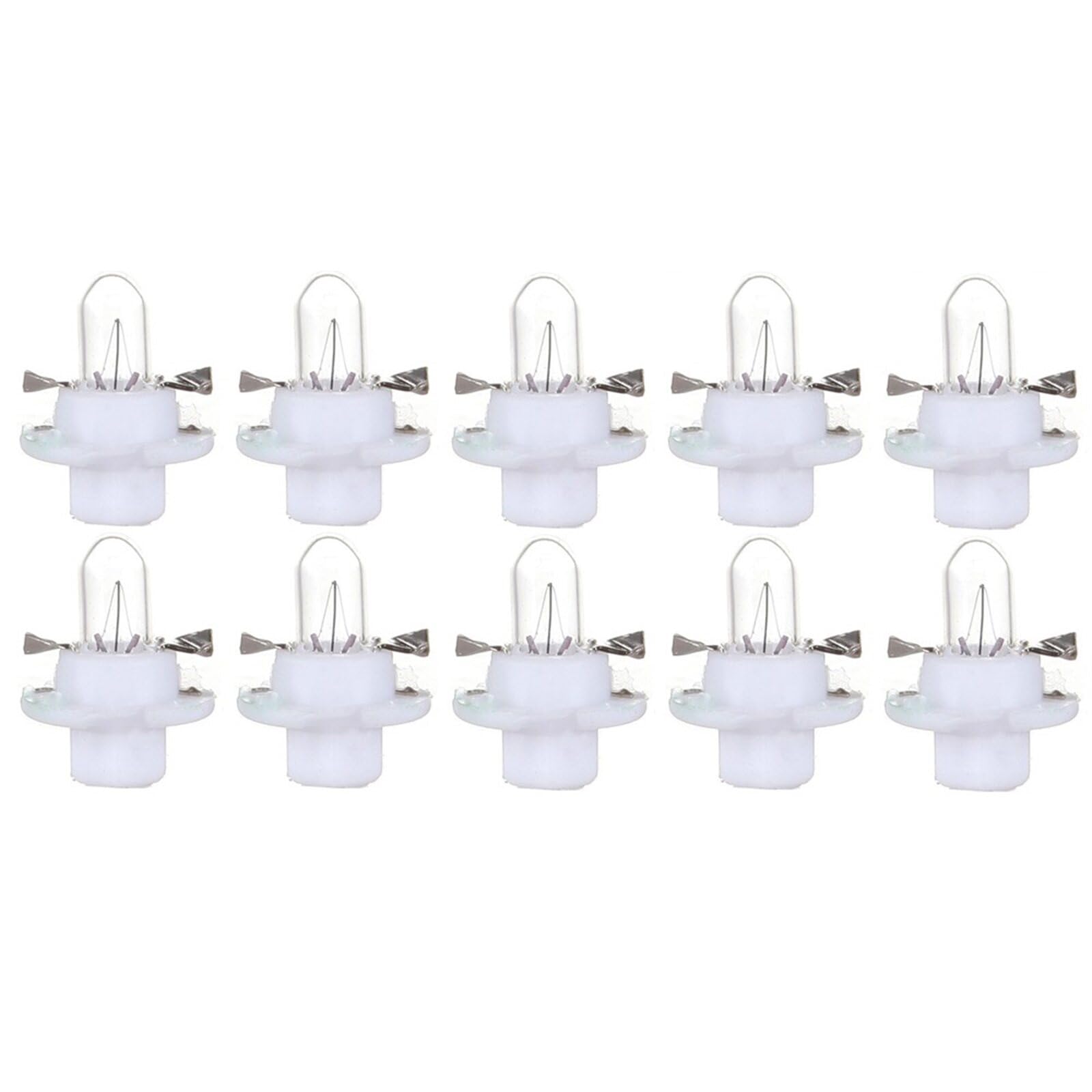 Cciyu 10 Pack T5 B8.4D 5050 Led Smd Warm White Replacement Fit For Dodge Benz Dashboard Gauge Cluster Led Light Bulbs