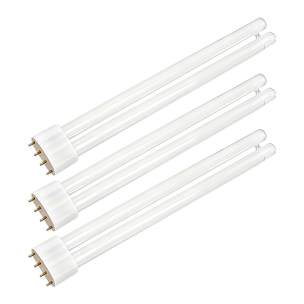 MouMouPurr 3 Pack 18W 2G11 4-Pin Fluorescent Light Bulbs Replacement for OttLite T18330 T186C0 T40112 Fluorescent Light Bulb Tpye B  1200lm  6500K Bright Daylight  2G11 Base