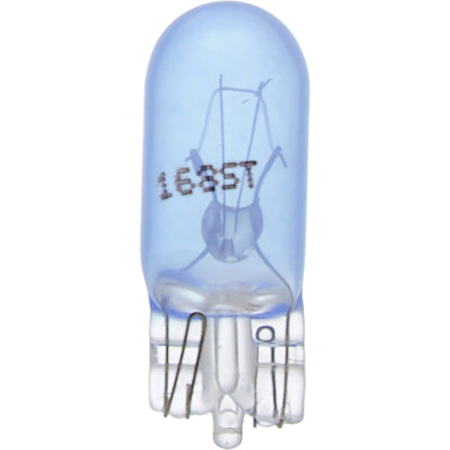 SYLVANIA 168 SilverStar Mini Bulb - Brighter Whiter Light, Ideal for Interior & CHMSL, Model 168ST.BP2, Contains 2 Bulbs