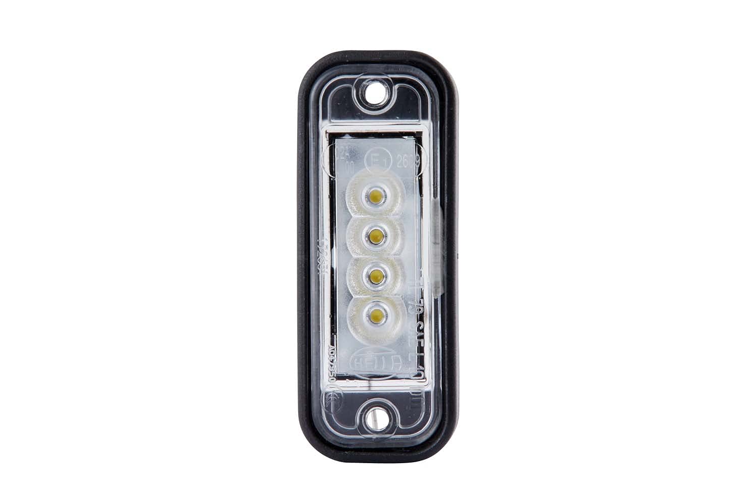 Hella 010278311 LICENSE PLATE LIGHT 12V BLACK