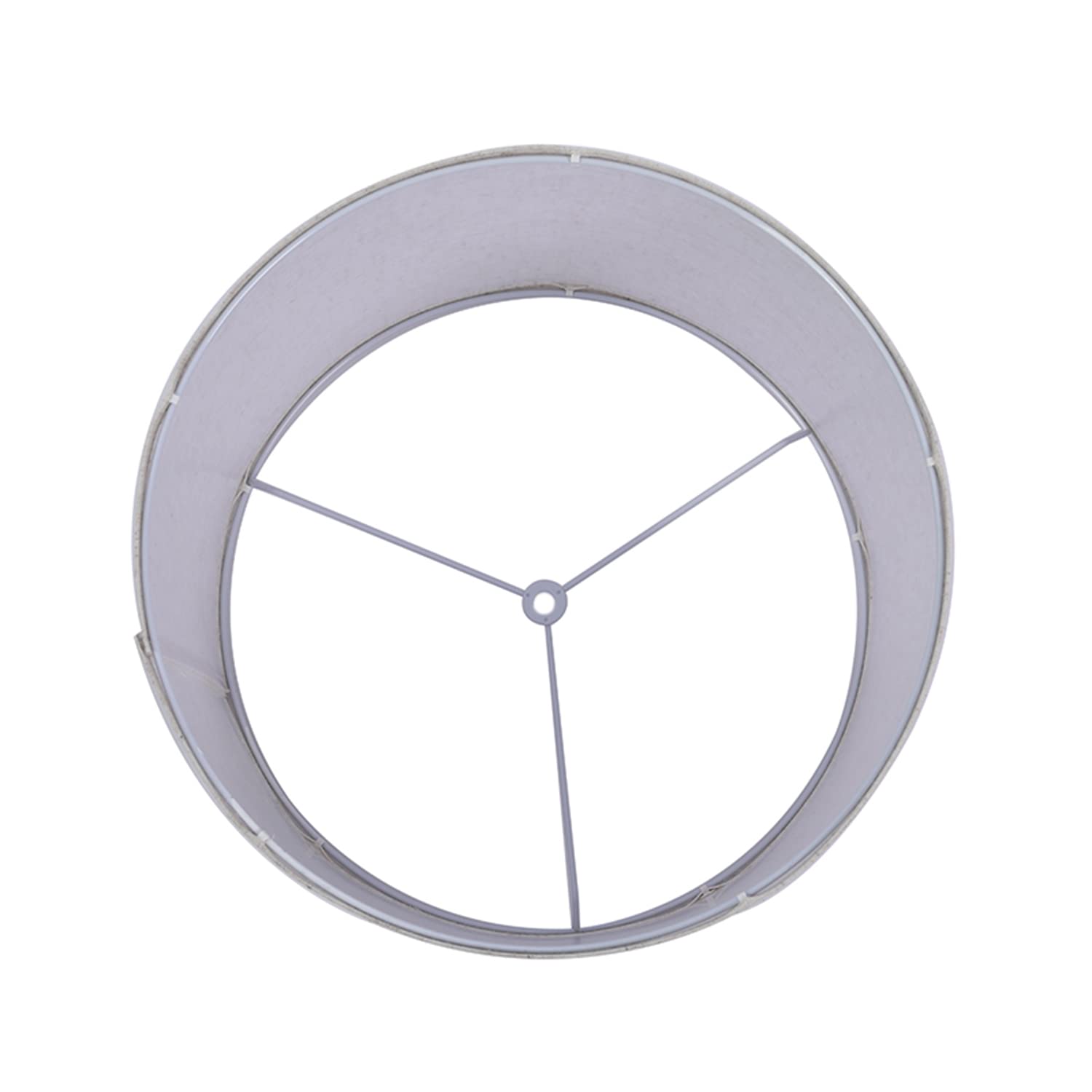 Drum Lamp Shade Set Of 2, 13X13X10 Inches Easy Assembly Lampshades For Table Lamp, Bedside Lamp, Floor Lamp, Spider Fitter (Linen White)