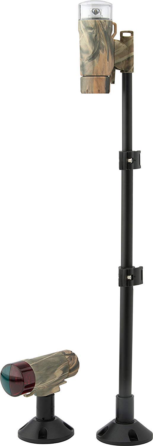 Attwood 14193-7 Water-Resistant Deck Mount Led Navigation Light Kit, Real Tree Max-4 Camouflage Finish