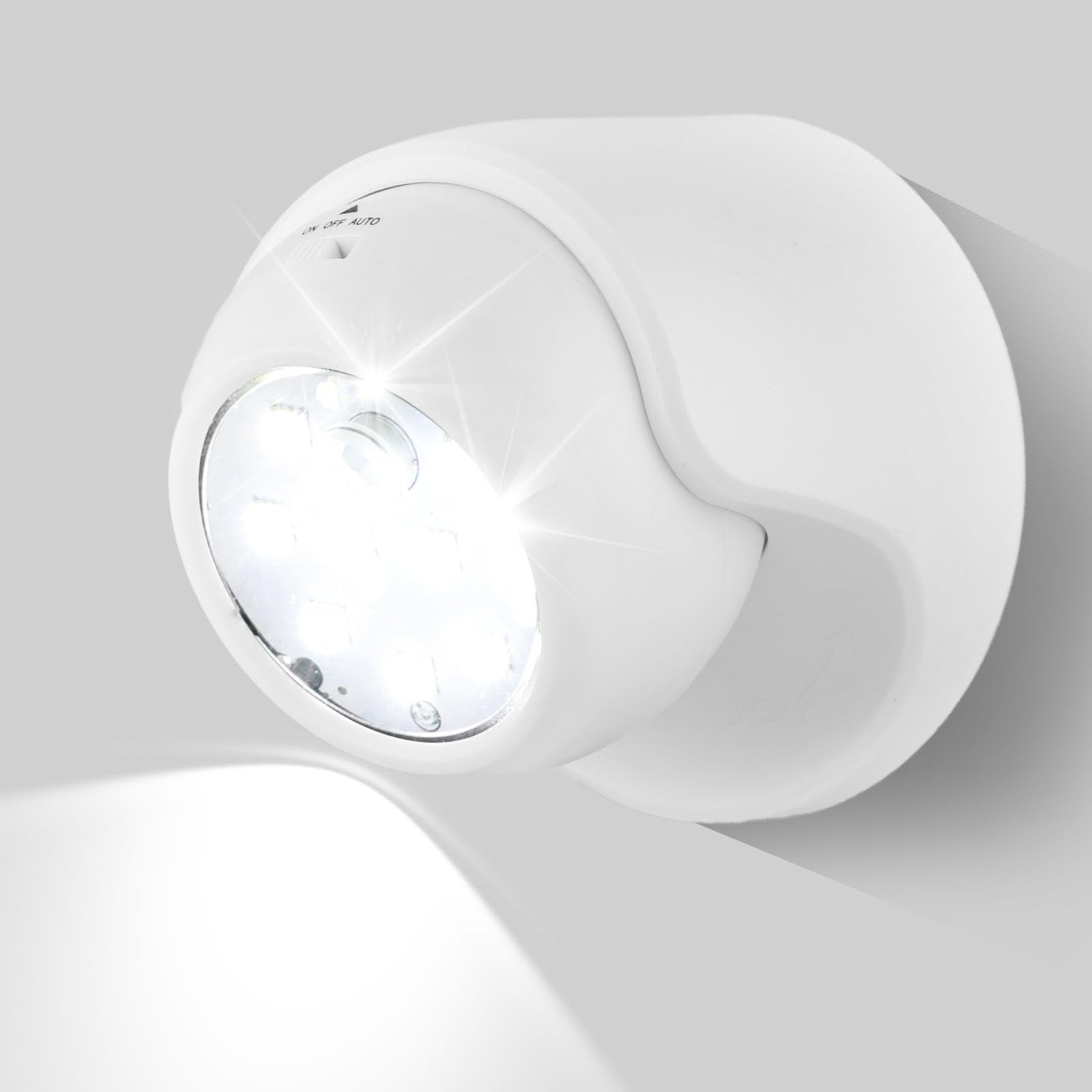 LemonBest Motion Sensor Outdoor Lights - Outdoor Motion Sensor Light Battery Operated Wireless Spotlight Motion Detector Securit