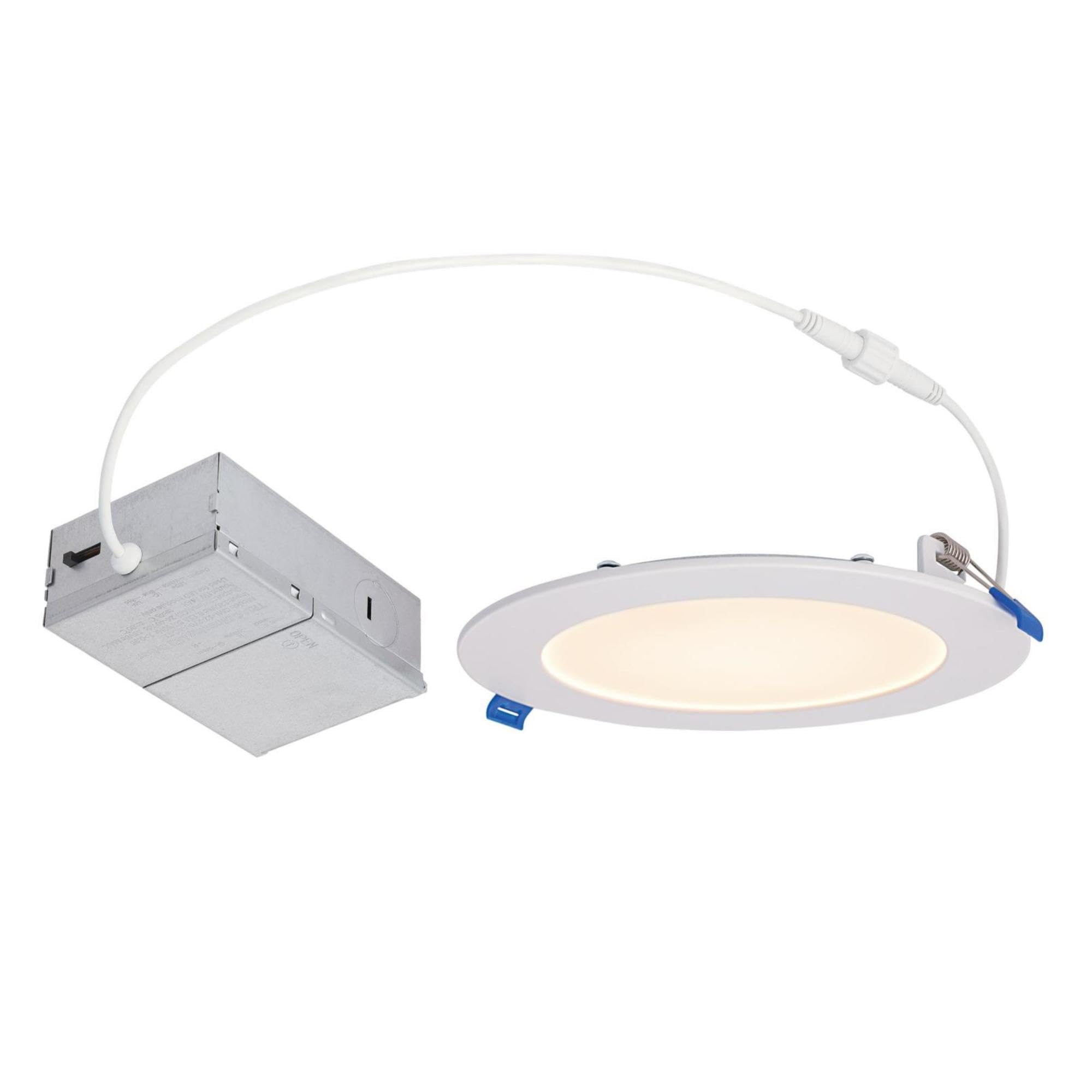 Westinghouse Lighting 5202200 12 Watt (80 Watt Equivalent) 6-Inch Slim Recessed LED Downlight Color Temperature Selection, Dimma