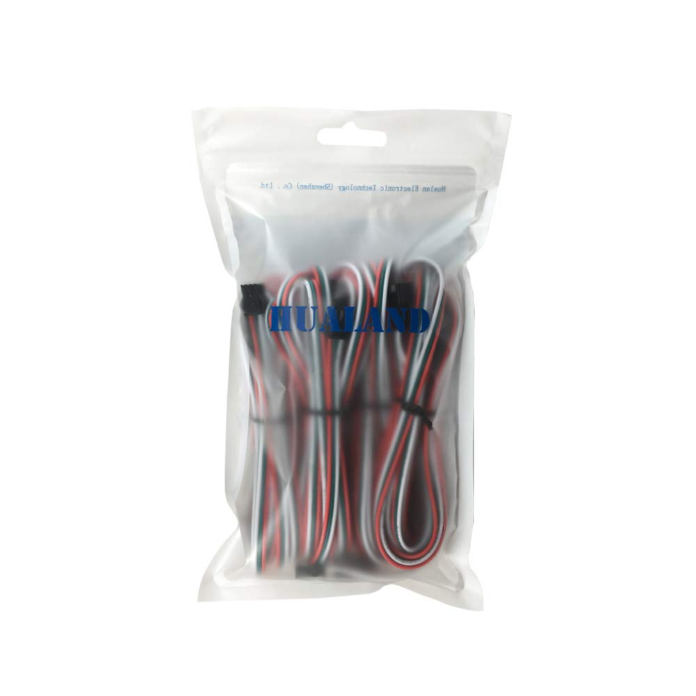 4 Pcs/Pack 2M 6.56Ft 3 Pin Jst Sm Male Female Plug Led Connector Cable For Ws2812B Ws2811 Sk6812 Symphony Led Lights With Connec